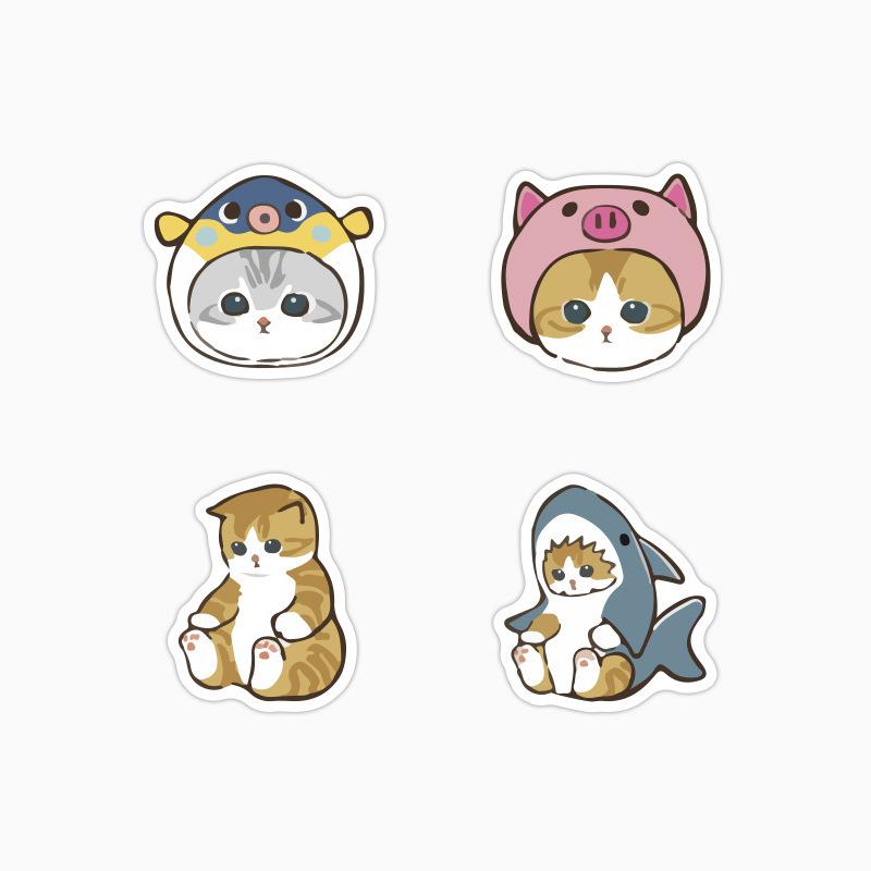 防水 シール 可愛い 猫 ねこ 防水 ラベル ステッカー かわいい ほんのきもち 日記 手帳 スマホ パソコン Ipad Iphone フレークシール シール 40枚 セット Zk0013 サニーデイズ 通販 Yahoo ショッピング
