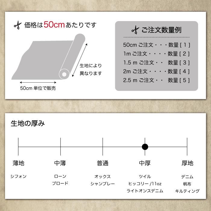 生地 ヒッコリー 11オンス ストライプ デニム 柄 厚地 厚手 布 綿