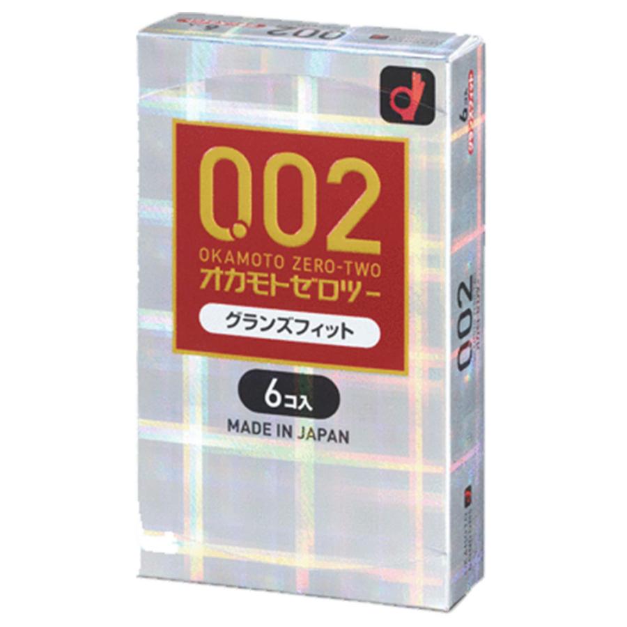 オカモト オカモトゼロツー たっぷりゼリー 0.02 コンドーム Lサイズ 6個入 ×1点