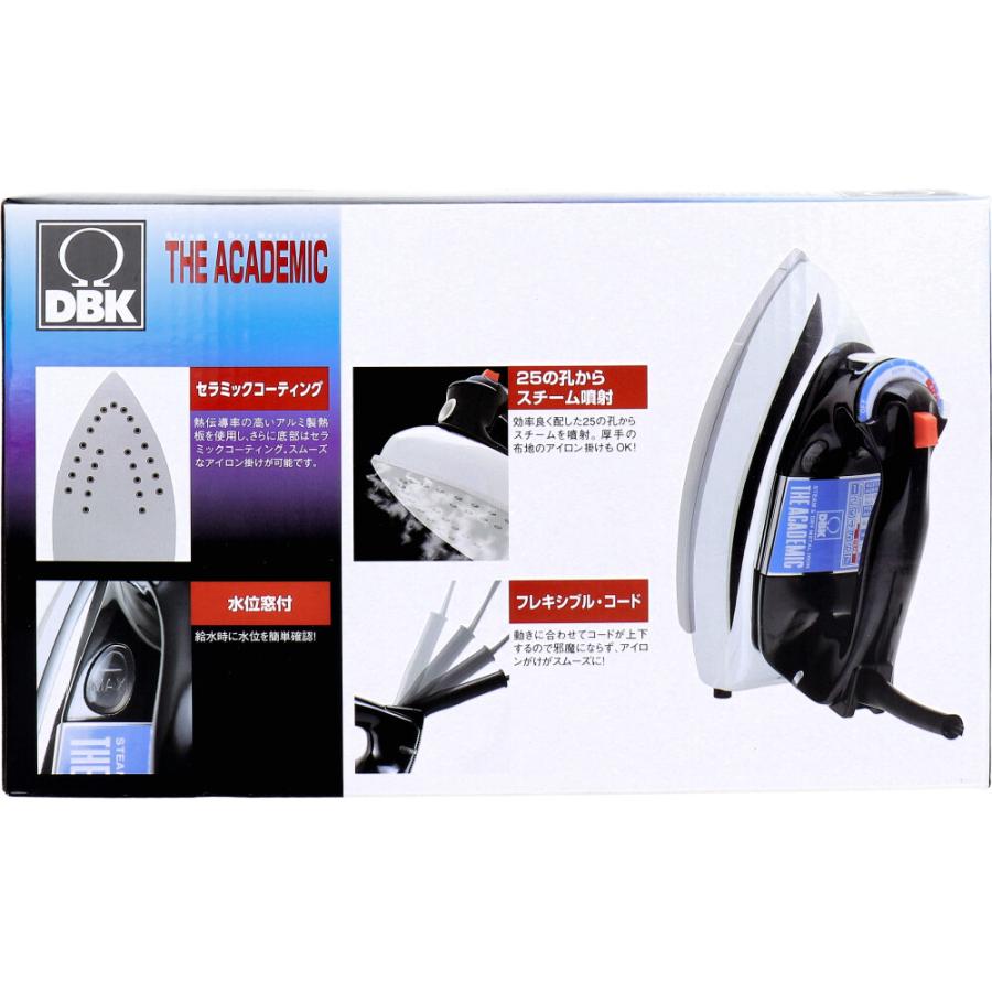 DBK アイロン スチーム ＆ ドライ 兼用式 DBK J80TC (K) : サニー 