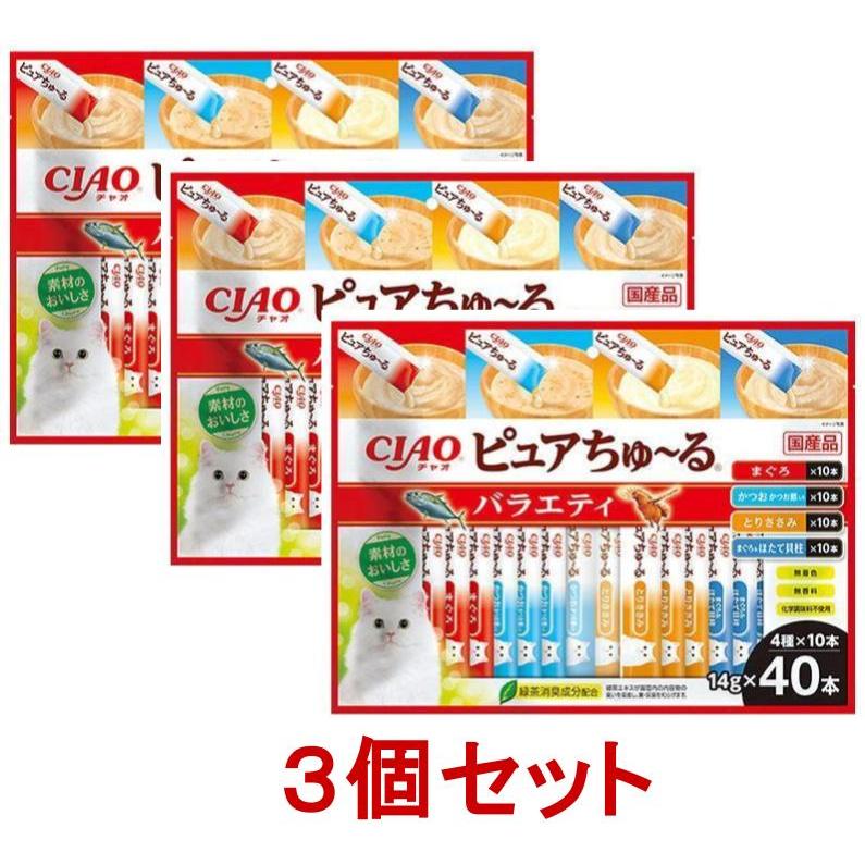 CIAO（いなばペットフード） ピュアチュール チュール 猫 4種の