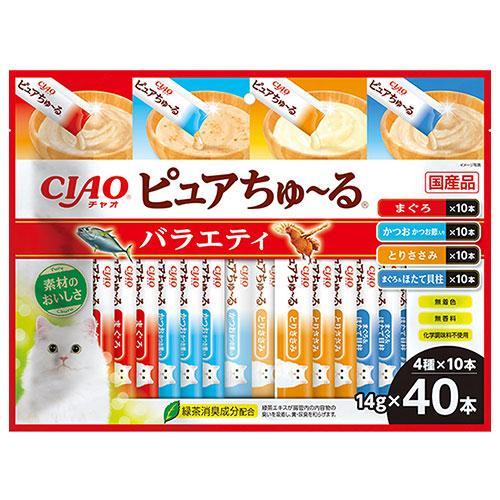 CIAO（いなばペットフード） ピュアチュール チュール 猫 4種の