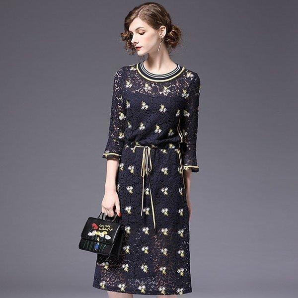 新品 ワンピース 結婚式 レディース ワンピース 七分丈 膝丈 ワンピース レースワンピース フレアワンピース チュニック 春夏新作 Newpom St36qogq3a サニーライフストア 通販 Yahoo ショッピング 安い Www Ladislexia Net