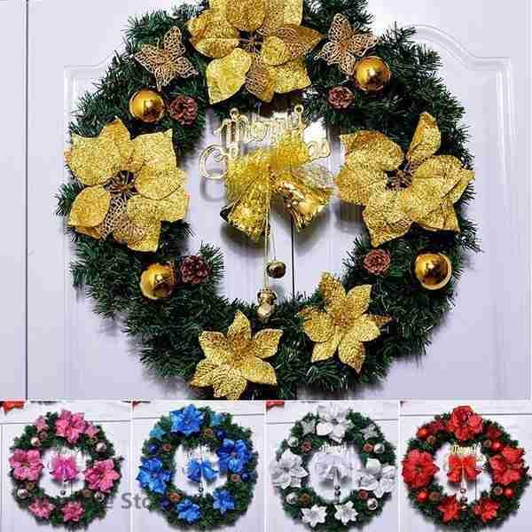 コンビニ受取対応商品 おしゃれ30cmクリスマスリース45cmnew花輪デコレーションオーナメント玄関部屋飾り壁掛けピンク華やか可愛いおしゃれ Seal限定商品 Www Sei Ba Gov Br