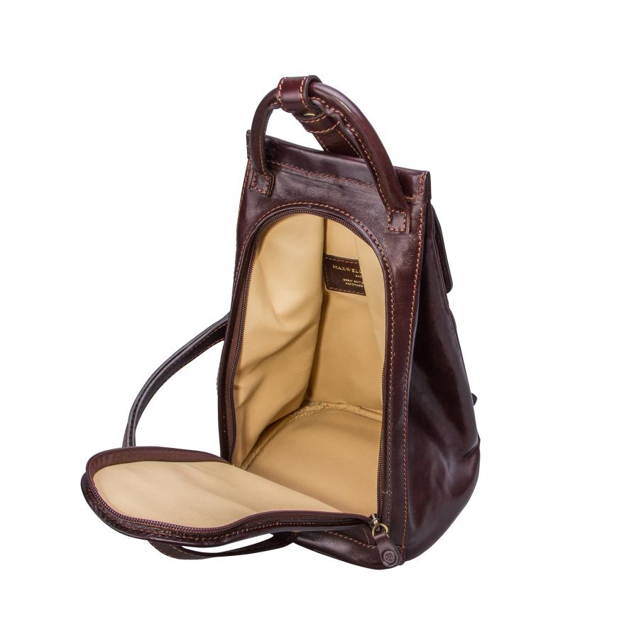 ローボード Maxwell Scott | Womens Luxury Leather Backpack Handbag Purse | The Carli | Handmade In Italy | Dark Chocolate Brown[並行輸入品] 【1252293420】(45399円)