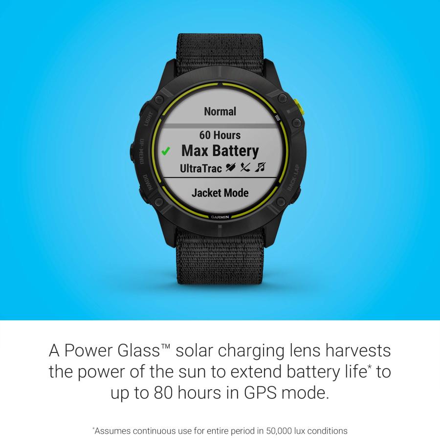 完動品 Garmin Enduro， Ultraperformance Multisport GPS Watch with Solar Charging Capabilities， Battery Life Up to 80 Hours in GPS Mode， ...[並行輸入品] 【V1286524776】(46640円)