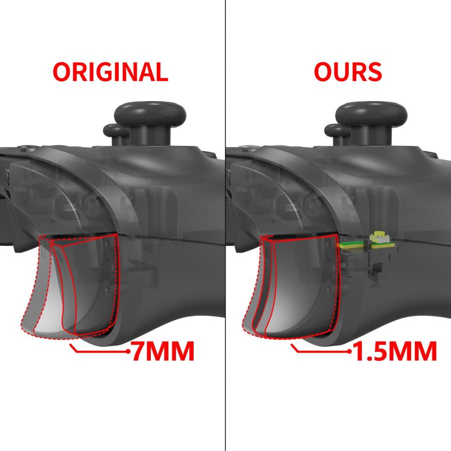 HEXGAMING ULTRA ONE Wireless Controller for Xbox Series X & S， for Xbox One， for Windows 7/8/10 - 4 Remappable Back Buttons -...1[並行輸入品] for Xbox ULTRA ONE Windows 7/8/10 Wireless Controller Series S， One， Remappable Back Buttons