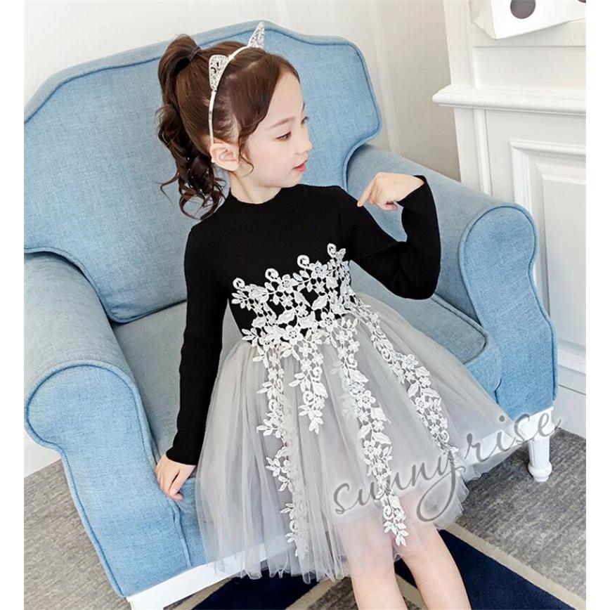 子供ドレス キッズワンピース ベビー 赤ちゃん 長袖 チュールスカート 黒ワンピ ピアノ 発表会 韓国子供服 卒園式 ふわふわ 結婚式 七五三 可愛い Kne0287 サンライズ 通販 Yahoo ショッピング