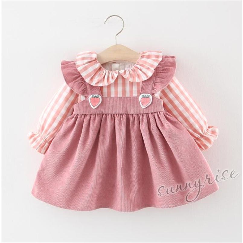 出産祝い 赤ちゃんワンピース 重ね着 新生児 お宮参り ベビー キッズドレス 子供服 ピンク レッド イチゴ柄 チェック柄 お誕生日 お祝い 結婚式 かわいい Kne0296 サンライズ 通販 Yahoo ショッピング