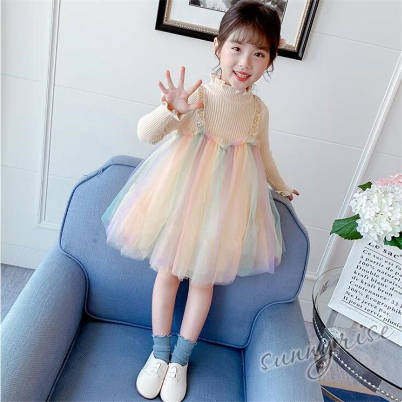 韓国子供服 女の子 フォーマルドレス チュールワンピース カラードレス パーティー かわいい 長袖 入学式 卒業式 発表会 結婚式 七五三 春秋新作 Kne0303 サンライズ 通販 Yahoo ショッピング
