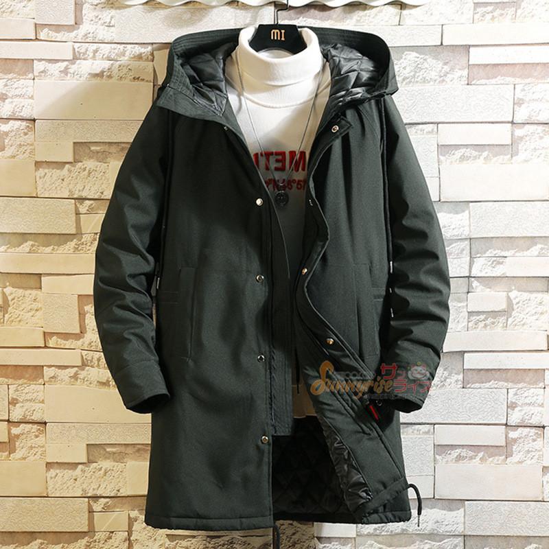中綿ジャケット メンズ ロングコート ボリュームフード 中綿コート フード付き 大きいサイズ アウター 秋 冬 Ok21 サンライズ 通販 Yahoo ショッピング