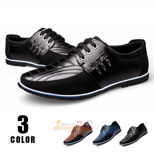 ビジネスカジュアルシューズ 切替メンズ カジュアルシューズ メンズ デッキ スニーカー シューズ 防滑 通勤用 軽量 Ok37 サンライズ 通販 Yahoo ショッピング