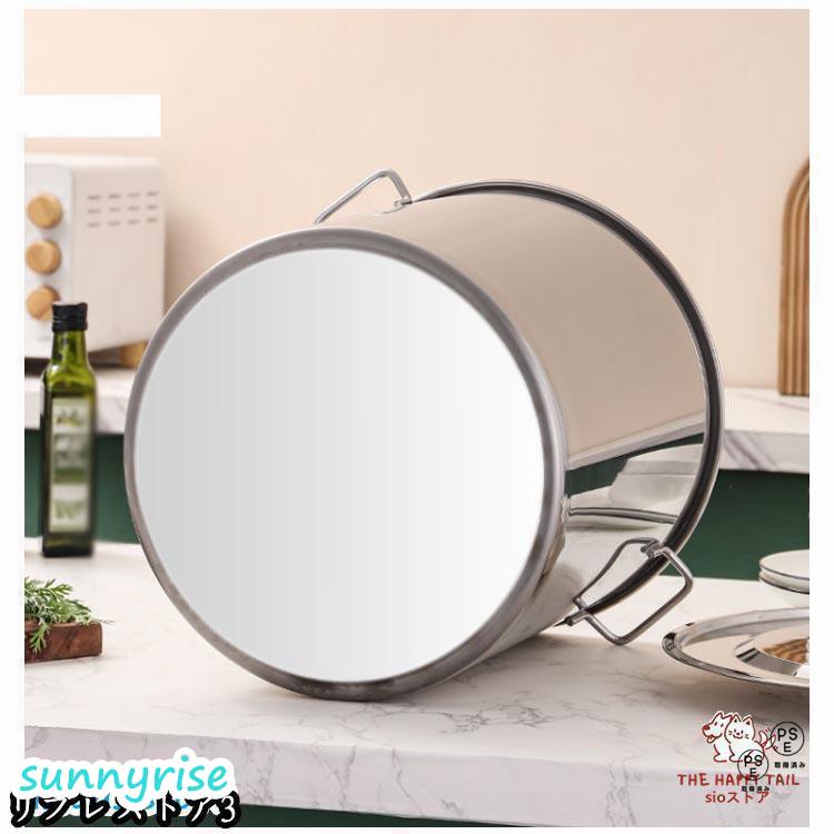 軽量 業務用 寸胴鍋 20L 家庭用 大容量 30cm IH対応 25cm 20cm 防錆