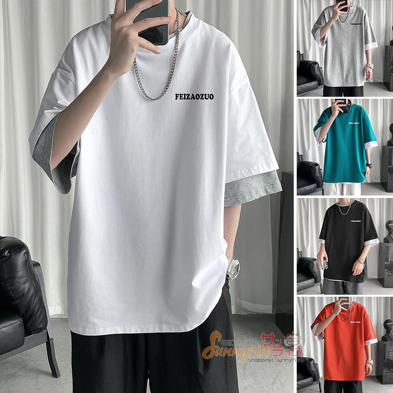 七分袖tシャツ メンズ おしゃれ チェック 切り替え大きいサイズ 半袖tシャツ Tシャツ カジュアル 夏 新作 Plmm150 サンライズ 通販 Yahoo ショッピング