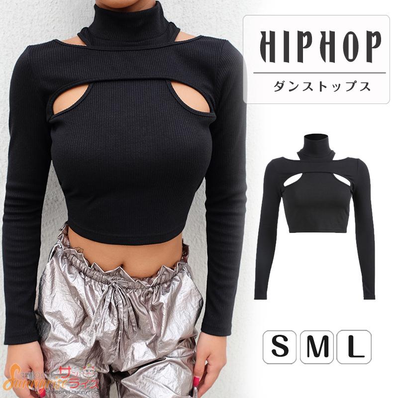 レディース 長袖 ダンストップスセクシー へそだし ショート丈 トップス ブラック 無地 へそ出し 大人 ダンス インナー セクシー 個性 かっこいい おしゃれ Qwe2333 サンライズ 通販 Yahoo ショッピング
