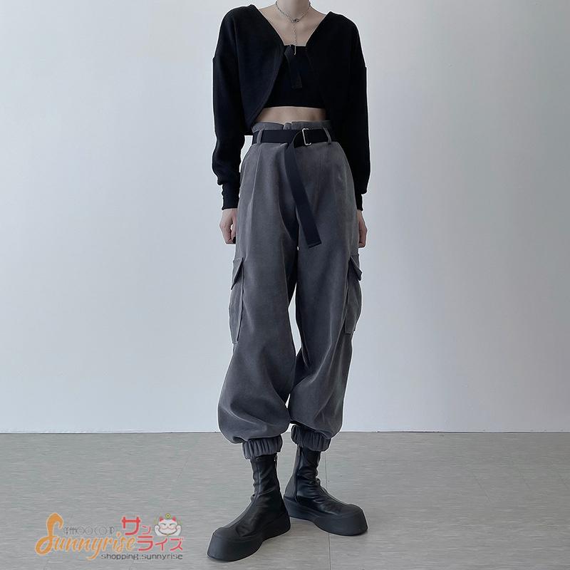 カーゴパンツ ダンス衣装 キッズ レディース カーゴパンツ Hiphop ヒップホップ 無地 個性的 服 原宿系ジュニア オシャレ 当店在庫してます