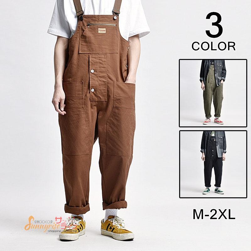 オーバーオール メンズ 繋ぎ サロペット 無地 アウター 欧米風 カジュアル 作業着 ペインターパンツ ミリタリーパ 作業服 新作 Qwe2774 サンライズ 通販 Yahoo ショッピング
