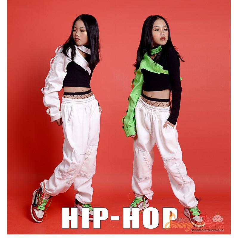 キッズ ダンス衣装 ヒップホップ Hiphop ダンストップス パンツ 子供服 女の子 ジャズダンス ガールズ ジャズダンス ステージ衣装 練習着 演出服 Qwe298 サンライズ 通販 Yahoo ショッピング