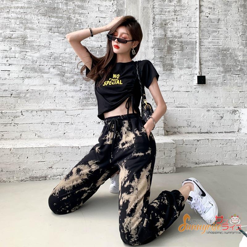 レディースダンス 衣装 ロングパンツ タイダイ ストリート 春秋 原宿系 Hiphop アメカジ タイダイ柄 美脚パンツ サルエルパンツ 舞台服 Qwe3109 サンライズ 通販 Yahoo ショッピング