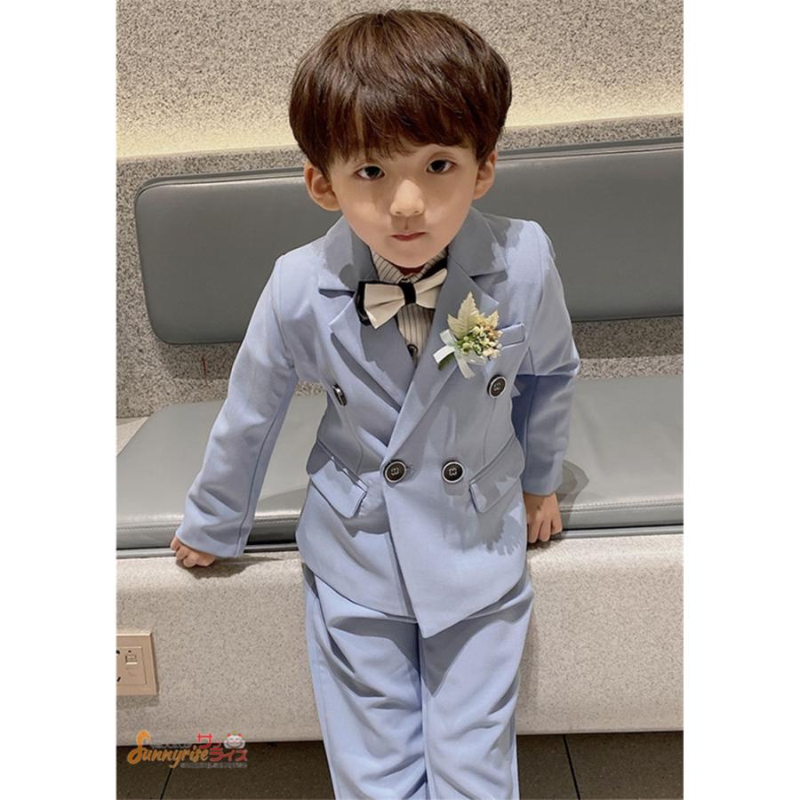 子供服フォーマルスーツ 春秋 男の子 キッズスーツ セットアップ  