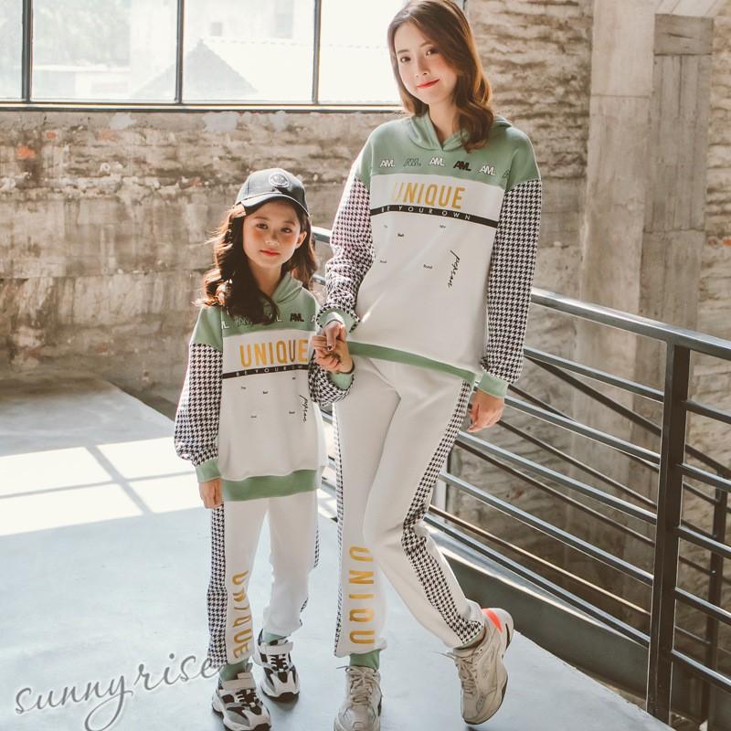 親子服 ペアルック セットアップ チェック柄パーカー パンツ スポーツウェア スウェット 春秋 家族服 ベビー服 キッズ ジュニア 大きいサイズ お揃い Qwe677 サンライズ 通販 Yahoo ショッピング
