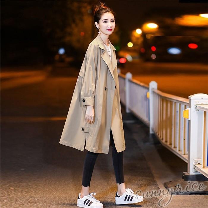 税込 送料無料 トレンチコート レディース 40代 ロングコート スプリングコート 春コート ライトアウター 春 秋 春服 春物 韓国風 アウター 30代 50代 大きいサイズ Karolinemedeiros Com Br