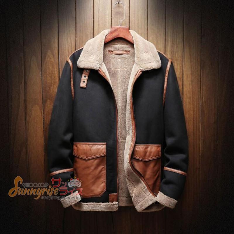 初回限定 ムートンジャケット ジャケット カジュアルジャケット メンズメンズコート アウター メンズ カジュアルジャケット防風 防寒 秋冬 楽天 Www Muslimaidusa Org