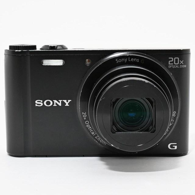 【極美品】SONY Cyber-shot DSC-WX300 コンデジ ブラック 並品＞ SONY Cyber-shot DSC-WX300 ブラック｜コンパクトデジタル