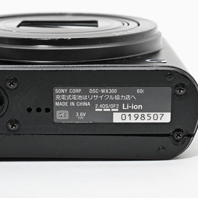 並品＞ SONY Cyber-shot DSC-WX300 ブラック｜コンパクトデジタル
