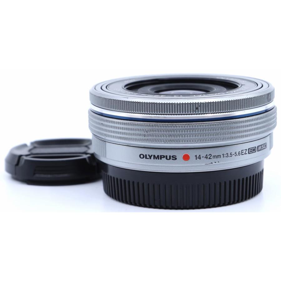 並品＞ OLYMPUS 電動式パンケーキズームレンズ M.ZUIKO DIGITAL ED 14