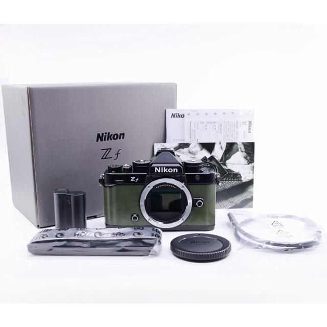 ほぼ新品> Nikon Z f ボディ モスグリーンカラー ミラーレス ほぼ新品> Nikon Z f ボディ モスグリーンカラー ミラーレス