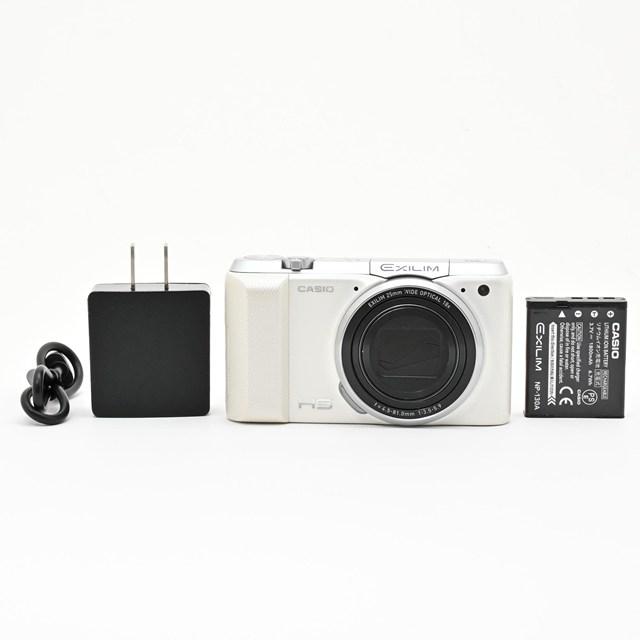 並品＞ CASIO デジタルカメラ EXILIM EXZR850WE ホワイト : Sunnys