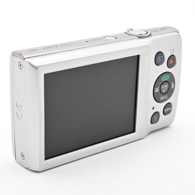 良品＞ Canon デジタルカメラ IXY 180 シルバー 光学8倍ズーム