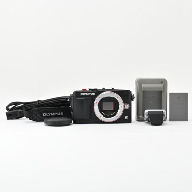 OLYMPUS E PL6 ブラック　ボディ　送料無料 並品＞ OLYMPUS ミラーレス一眼 PEN Lite E-PL6 ボディ ブラック