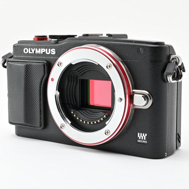 並品＞ OLYMPUS ミラーレス一眼 PEN Lite E-PL6 ボディ ブラック