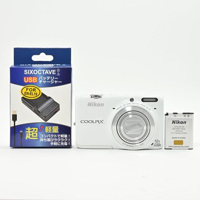 Nikon COOLPIX S6500 ホワイト wifi転送可能