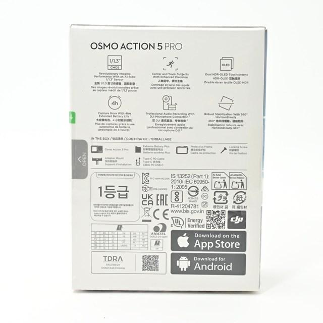 未開封品＞DJI Osmo Action 5 Pro エッセンシャルコンボ｜4K/120fps 