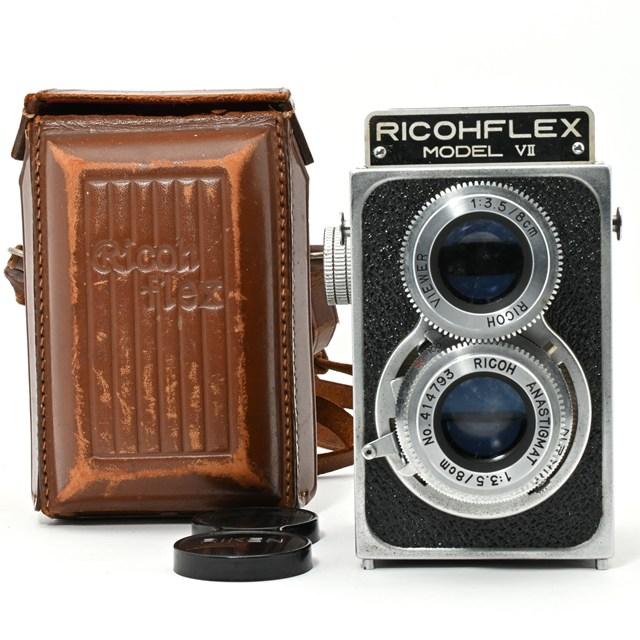RICOHFLEX MODEL VII S 二眼レフカメラ　ジャンク品 レトロ Ricohflex Model VII S 二眼レフカメラ 難有品・ジャンク品