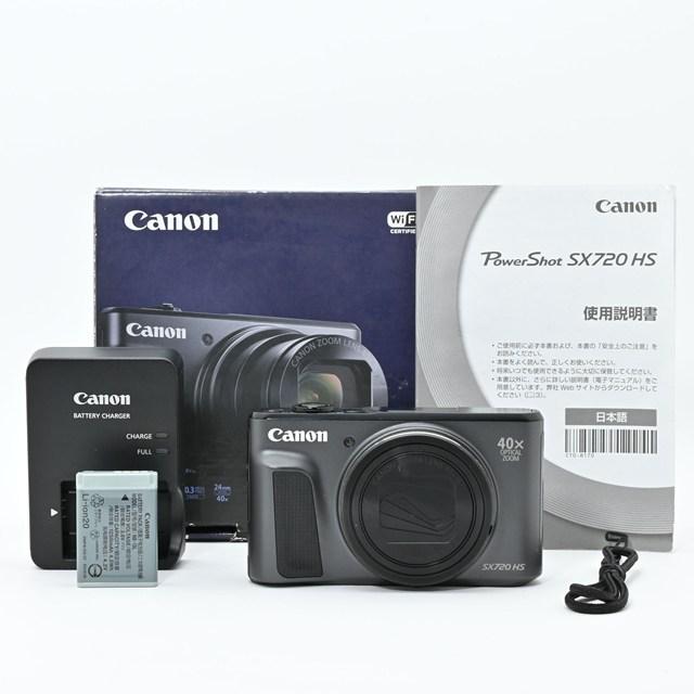Canon PowerShot SX720 HS ブラック 光学40倍ズーム 【公式通販】