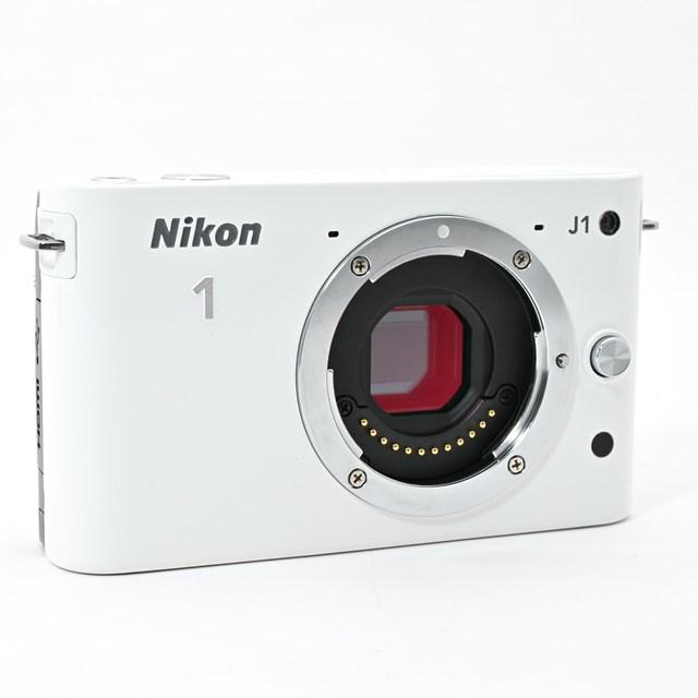 良品＞ Nikon ニコン 1 J1 ボディ ホワイト｜コンパクトミラーレス一眼