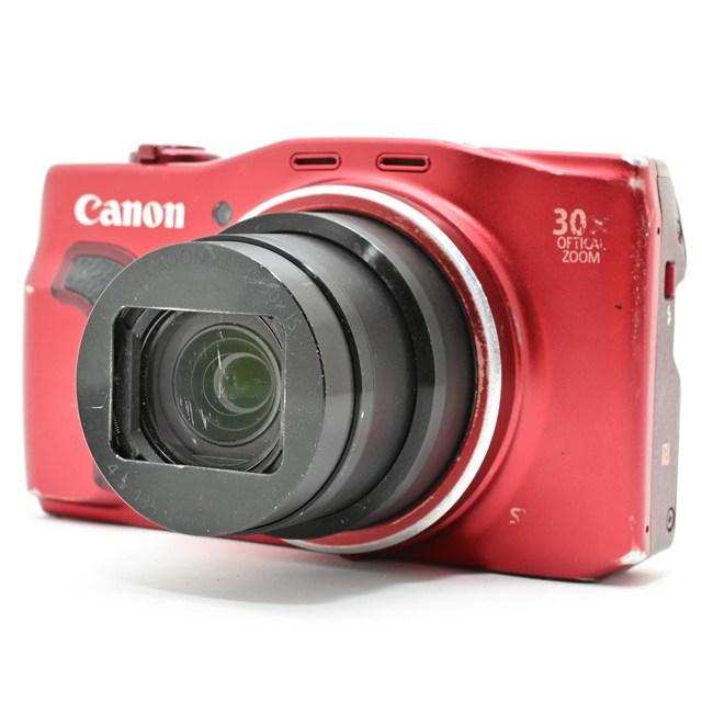 【美品】キヤノン PowerShot SX710 HS レッド コンデジ カメラ 難有品・ジャンク品＞ Canon PowerShot SX710 HS レッド｜光学30倍