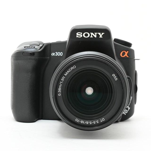 良品＞ SONY α300 18-70mm レンズキット DSLRA300K｜APS-C対応デジタル
