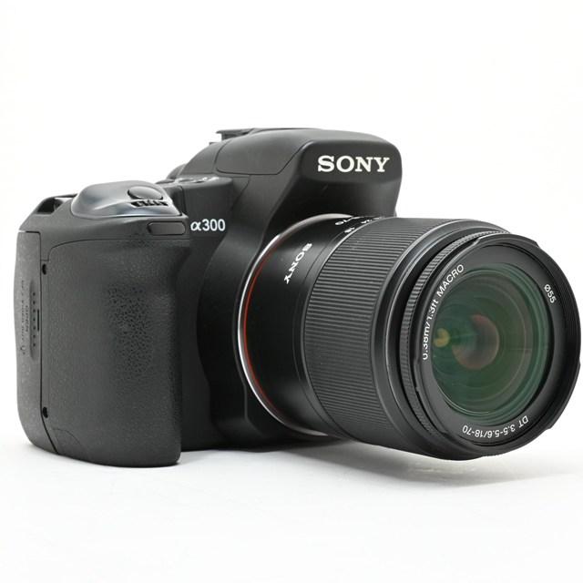 良品＞ SONY α300 18-70mm レンズキット DSLRA300K｜APS-C対応デジタル