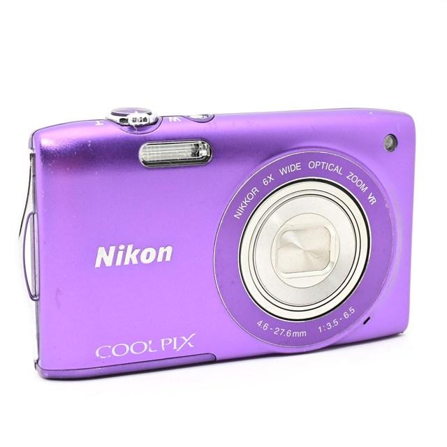 並品＞ Nikon COOLPIX S3300 ラベンダーパープル｜コンパクトデジタル