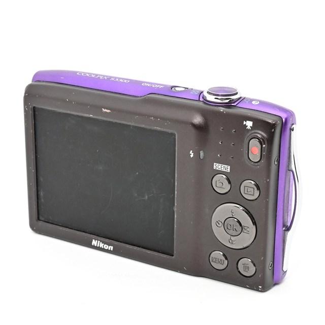 並品＞ Nikon COOLPIX S3300 ラベンダーパープル｜コンパクトデジタル