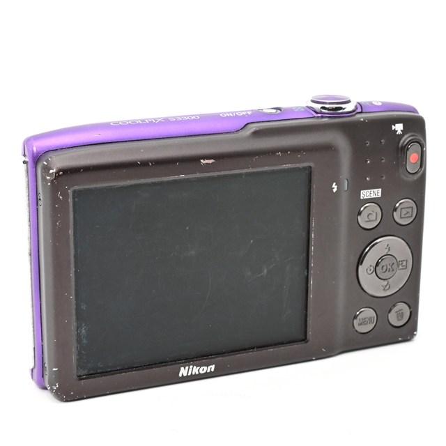 並品＞ Nikon COOLPIX S3300 ラベンダーパープル｜コンパクトデジタル