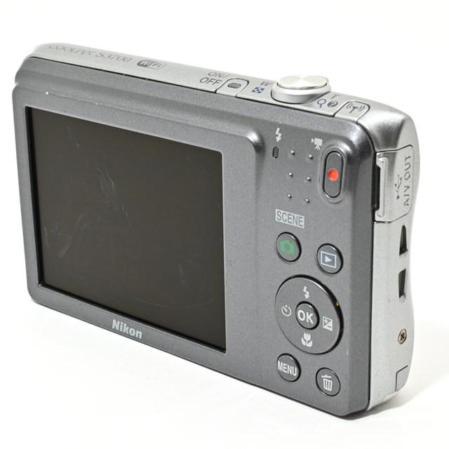 並品＞ Nikon デジタルカメラ COOLPIX S3700 シルバー｜光学8倍ズーム