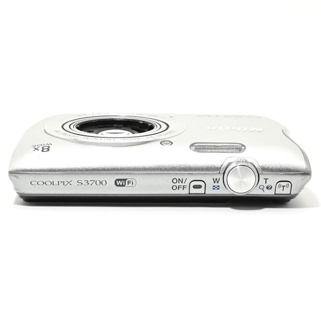並品＞ Nikon デジタルカメラ COOLPIX S3700 シルバー｜光学8倍ズーム