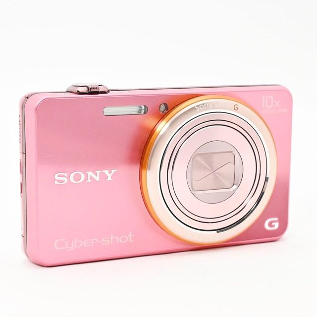 良品＞ SONY Cyber-shot WX100 ピンク｜高感度CMOS搭載｜光学10倍 