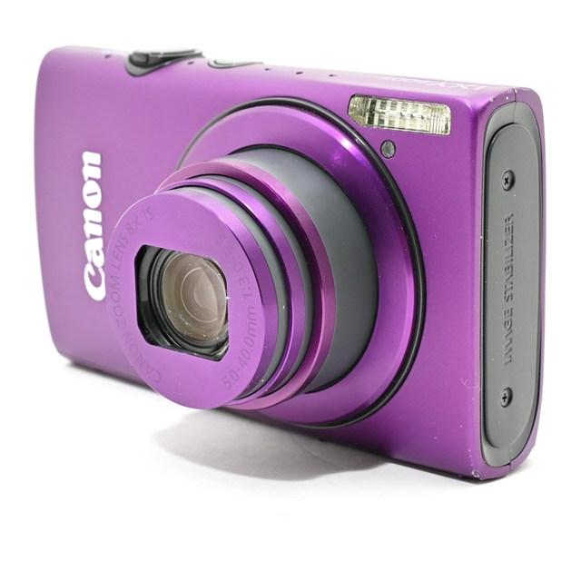 良品＞ Canon デジタルカメラ IXY 600F パープル｜コンパクトデジカメ